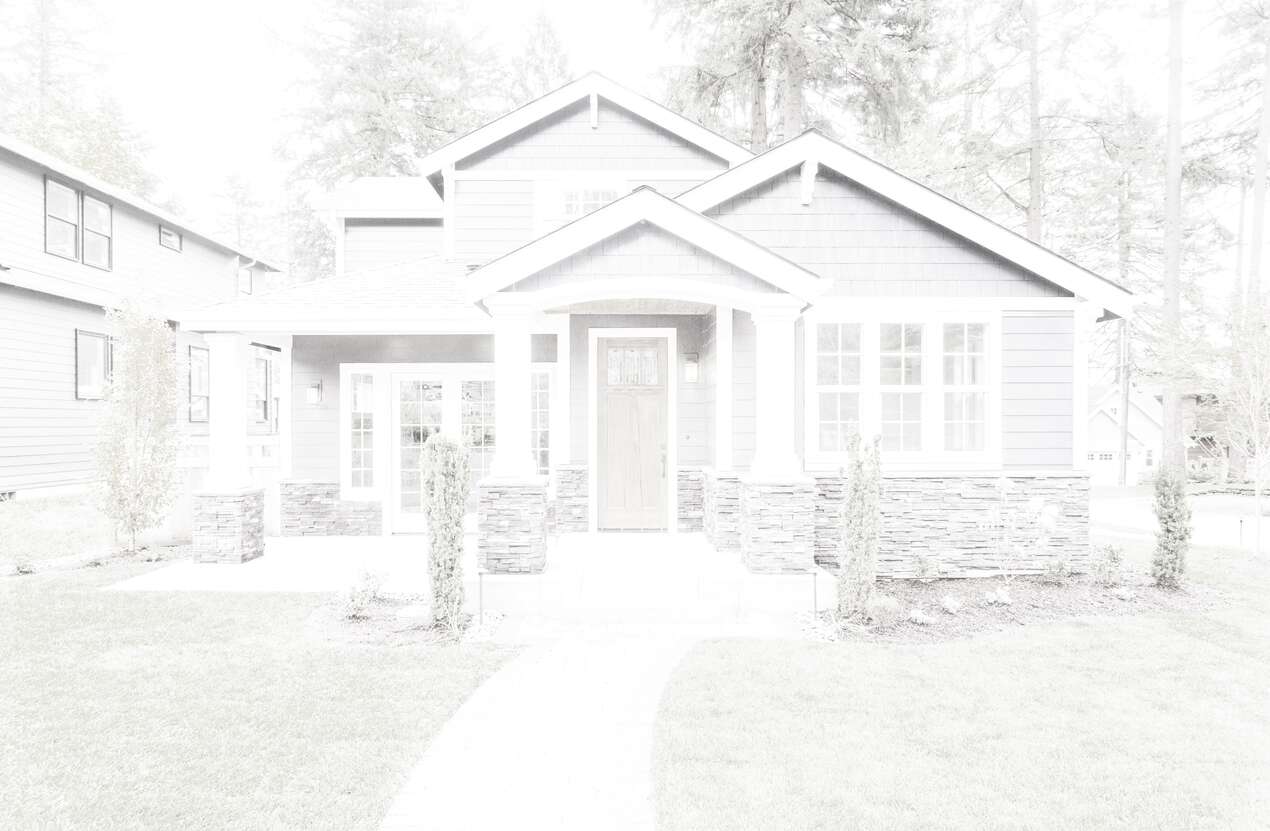 Front of a house in daylight from the perspective of someone with achromatopsia. Fifth of five stage.