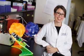 Dr. Shannon Boye in her University of Florida laboratory.