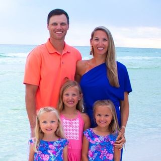 The Schisler Family at the beach