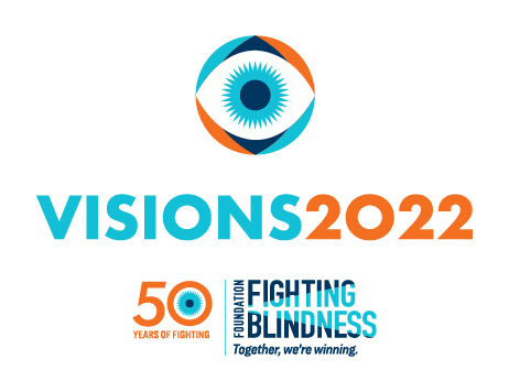 Visions 2022 Foundation Fighting Blindness 50th Anniversary logo